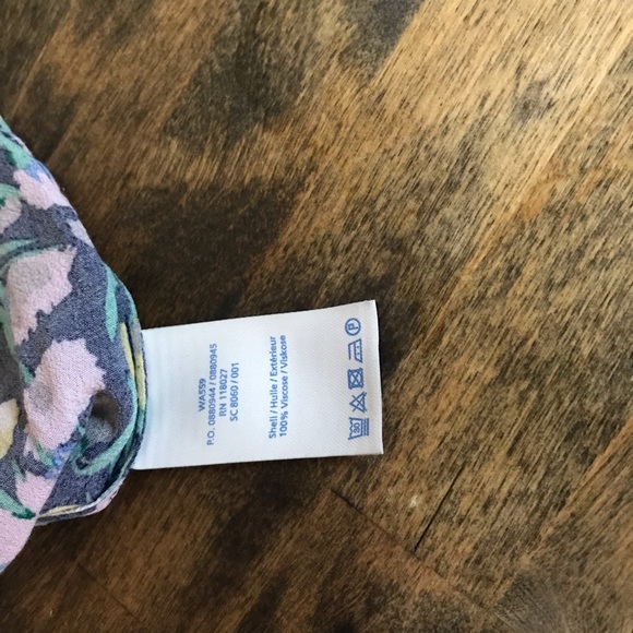 Boden Sleeveless Tie Back Floral Blouse - Picture 4 of 4